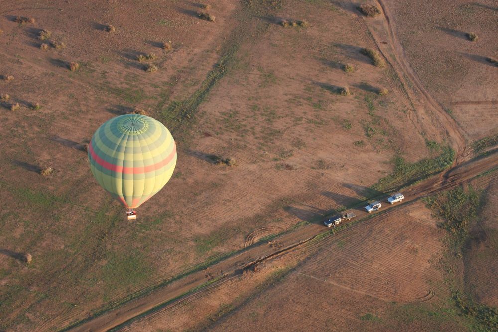 Baptème de montgolfière au dessus de Marrakech