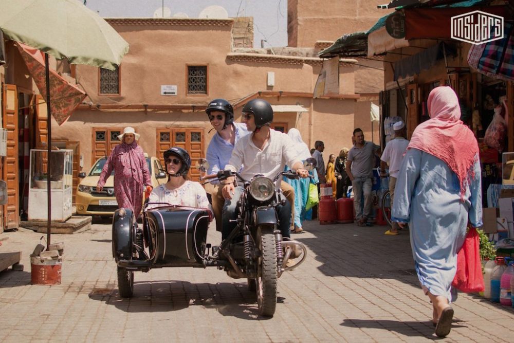 Découverte de Marrakech en side car