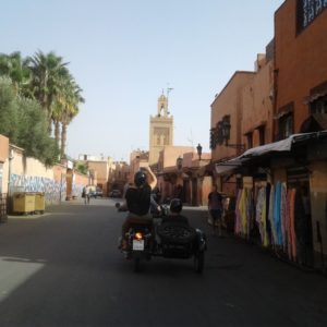 Découverte de Marrakech en side car