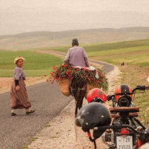 Le désert d'Agafay en Side car