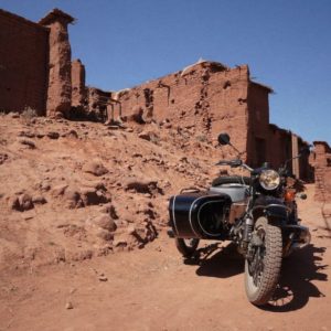 Le désert d'Agafay en Side car