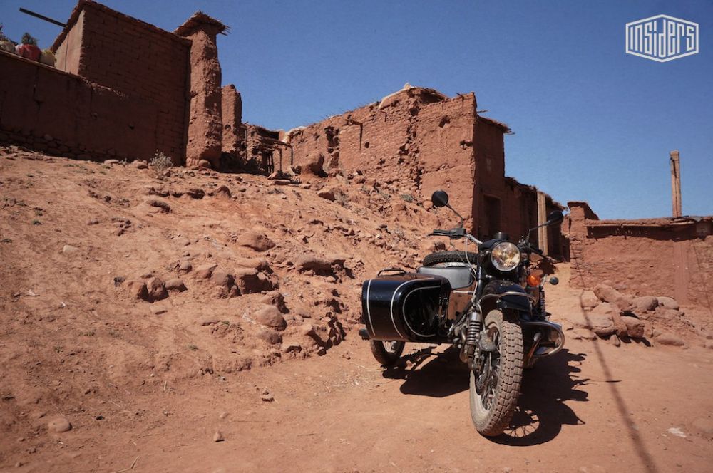 Le désert d'Agafay en Side car