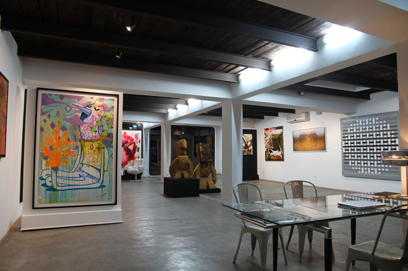 Visite de trois galeries d'art de Marrakech