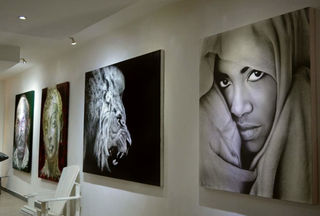 Visite de trois galeries d'art de Marrakech