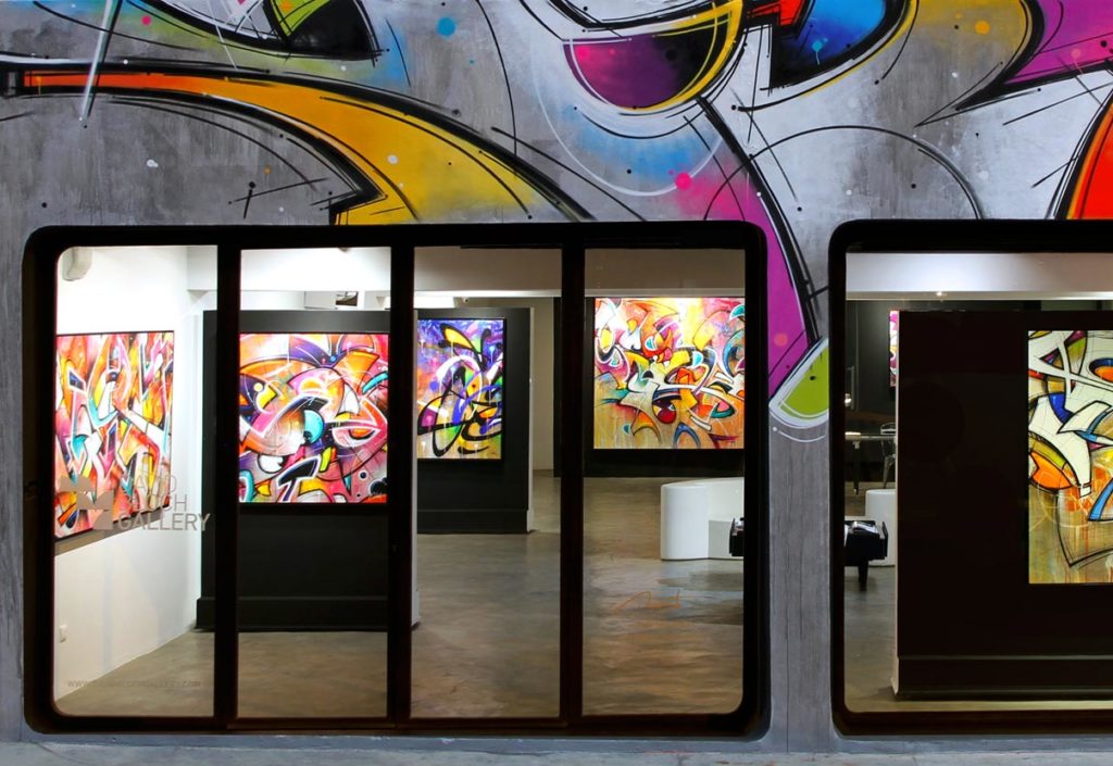 Visite de trois galeries d'art de Marrakech